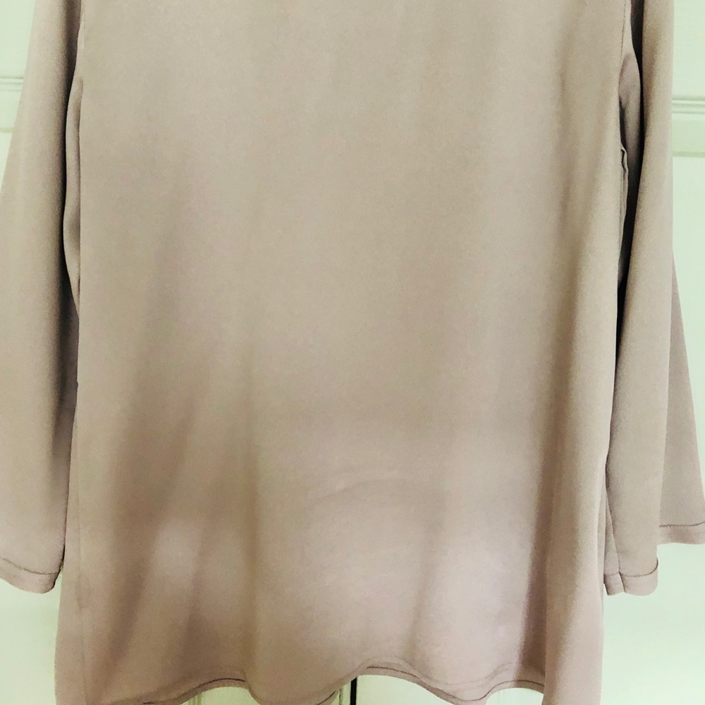 Beautiful LILAC silk blouse